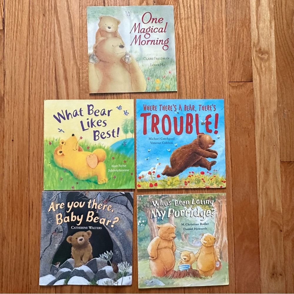My Little Box of Bears Storybook Collection 5 Paperback Books with Case